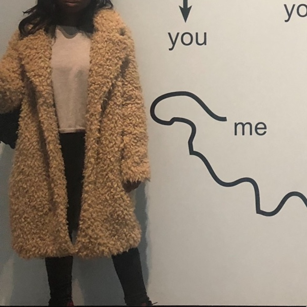 H&M Teddy Coat — TEDDY COAT